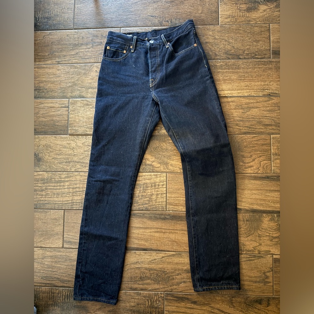 Living Large in Levi’s! Premium Levi 501 dark denim